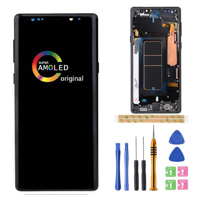 RTS Note9 Oem Mobile Phone Lcd for Samsung Galaxy Note 9 Touch Lcd Screen Original Disassembly with Frame Replacement Pantalla