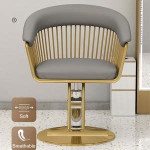 Fauteuil de <span class=keywords><strong>barbier</strong></span> neuf en gros, fauteuil pivotant spécial pour salon de coiffure, siège relevable de haute qualité pour le lissage et la teinture - Product Image 4