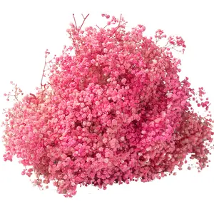 गर्म बेच थोक घर शादी की सजावट रियल टच लंबे स्टेम सफेद Gypsophila कृत्रिम बच्चे सांस फूल