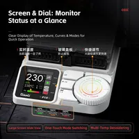 Station de dessoudage intelligente QianLi F1X avec contrôle de température pour la maintenance des puces PCB des téléphones mobiles X-17PM – Kit d'outils