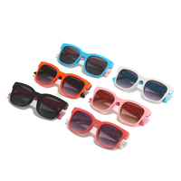 Mode rétro luxe Lentes De Sol nuances lumière bleue bloquant les lunettes de créateur pour enfants lunettes montures lunettes de soleil