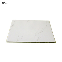 Panneau mural WPC imperméable au design marbre moderne de luxe, finition brillante, panneau décoratif plat, fond de télévision, chambre à coucher, salle de bain, garantie 5 ans