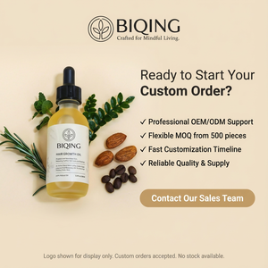 Olio per la Crescita dei Capelli 100% Naturale e Biologico con Marchio Privato, Miscela di <span class=keywords><strong>Erbe</strong></span>, Rosmarino e Olio di Ricino per Uomini e Donne - Product Image 3