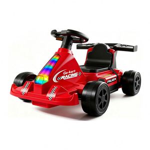 Versatile Learning Music Light Ride on Car With Stable Pedal Drive 6V4Ah Battery Black <b>Frame</b> Providing Reliable Motion Control - Product Image 1