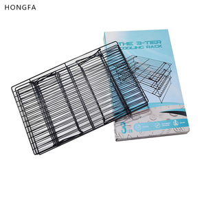 Carbon Steel Baking Rack 40x25 Cm Foldable Cooling Rack For Cake Bread Cookies Oven Safe Food Contact Safe - Product Image 5
