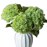 Bouquet décoratif d'hortensias artificiels pour la décoration de bureau, de jardin et de la maison, fleurs artificielles en plastique, plantes artificielles