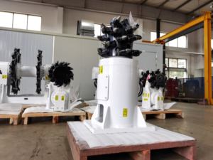 वॉलवर हाइड्रोलिक ड्रम कटर Bv90 ऊर्ध्वाधर मिलिंग मशीन 12-20t घूर्णन रॉक ब्रेकर भागों के लिए - Product Image 4