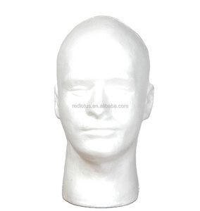 <span class=keywords><strong>Tête</strong></span> de <span class=keywords><strong>Mannequin</strong></span> Homme en Polystyrène pour Coiffure – Vente Flash - Product Image 1