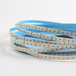 SMD2835 2700k + 6500k uzaktan kumanda esnek şerit işık DC12V 120LEDs 8.64 Warm <span class=keywords><strong>m</strong></span> sıcak beyaz TV arka plan işık IP20 8mm için - Product Image 2