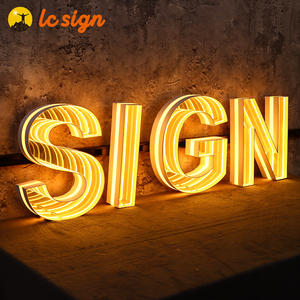 LED Neon 3D Infinity Mirror Custom <span class=keywords><strong>Sign</strong></span> Nuevo diseño Custom Infinity Effect Infinity Mirror letter Neon <span class=keywords><strong>Sign</strong></span> Decoración de pared - Product Image 5