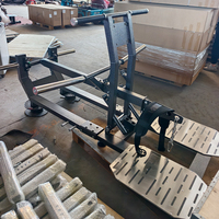 Machine de Squat à Ceinture Rhino Professionnelle Robuste à Charge de Plaques, Réglable, pour Entraînement de la Poitrine, du Dos et des Jambes, avec Système de Sécurité