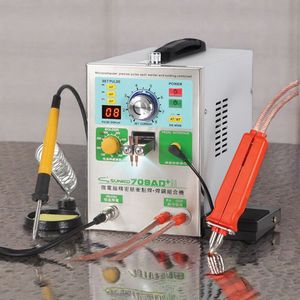 Machine de soudage par points automatique à induction pulsée <span class=keywords><strong>SUNKKO</strong></span> <span class=keywords><strong>709AD</strong></span>+ 3,8 kW 220 V, nouveau moteur, pack de batteries 18650, bande de nickel, stylo 70B - Product Image 1