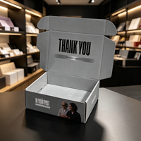Sacs de shopping en papier rigide rose avec logo personnalisé, boîte cadeau en carton ondulé de luxe premium avec votre propre logo
