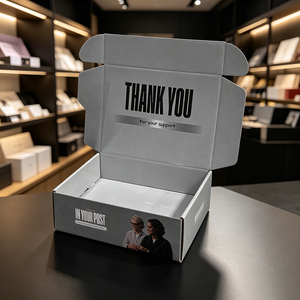 Sacolas de Compras de Papel Rígido Rosa Personalizadas com Logo, Caixa de Presente de Papelão Corrugado Premium de Luxo com Seu Próprio Logo - Product Image 2
