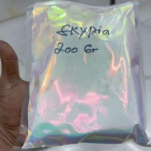 Poudre de pigment de peinture caméléon supershifting blanc Aurora intense Pigment de couleur caméléon irisé pour revêtement de peinture de voiture - Product Image 3