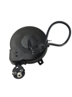 Enrouleur de câble électrique rétractable de type européen de bonne qualité, 2 m, prise Euro, DYH-1805, pour appareils électroménagers, conception à ressort, 220-240 V