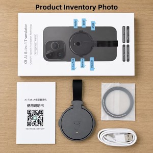 Scheda <span class=keywords><strong>Traduttore</strong></span> AI X9 per 146 Lingue, Chiamate Vocali e Video, Traduzione Offline di Foto e Testo per Viaggi e Affari - Product Image 2