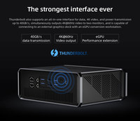 Mini PC CHUWI Mini-ITX Intel I5-12450H 16 Go LPDDR5 512 Go SSD Ports USB