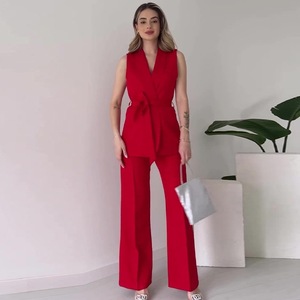 C0318 Conjuntos de Ropa Moderna para Mujer, Trajes Formales Elegantes para Dama, Ropa de Oficina, Conjunto de Dos Piezas de Top y <span class=keywords><strong>Pantalones</strong></span> - Product Image 5