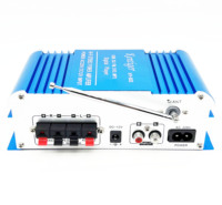 HY-803 MAVİ Dijital Tasarımlı Mini Araç Güç Amplifikatörü MP3 Çalarlı EV AMPLİFİKATÖRÜ