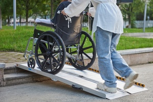 <span class=keywords><strong>Fauteuil</strong></span> <span class=keywords><strong>roulant</strong></span> léger en aluminium et voiture utilisés <span class=keywords><strong>rampe</strong></span> pliante en aluminium en alliage d'aluminium - Product Image 5