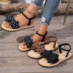 <span class=keywords><strong>Sandali</strong></span> da <span class=keywords><strong>donna</strong></span> alla moda con plateau, <span class=keywords><strong>in</strong></span> pelle PU nera, eleganti con grande fiocco decorativo, suola con texture a <span class=keywords><strong>corda</strong></span>, casual, estivi, per la spiaggia e feste - Product Image 2