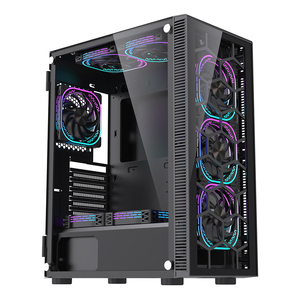 Vỏ máy tính chơi game phong cách mới Lovingcool Factory, kiểu ATX, CPU RGB, mặt kính bên, thùng máy tính chơi game, thùng máy tính để bàn cỡ trung - Product Image 2
