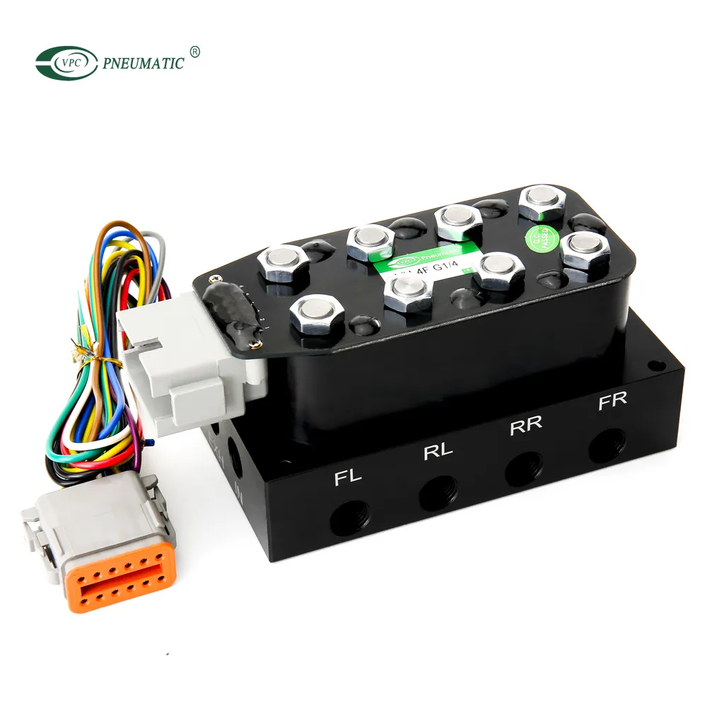 Bloque neumático de la válvula solenoide de la suspensión del paseo del aire de Accuair VU4 para el sistema de suspensión