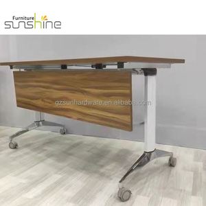 Mesa de Entrenamiento Plegable y Móvil al por Mayor para Escuelas y Salas de Reuniones, Escritorio de Computadora para Estudiantes, Escritorios para Oficinas Educativas y Científicas - Product Image 2