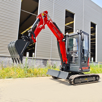 LIVRAISON GRATUITE - Moteur Kubota - Excavatrice de 2 tonnes, 2,5 tonnes, 3 tonnes - Vente en gros en Chine - Nouvelles mini-excavatrices compactes à vendre