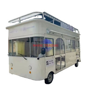 Food Truck, Remorque à café, Vendeur ambulant, Food Van, Chariot à hot-dogs, Petite remorque à nourriture vintage, Food Truck entièrement équipé - Product Image 1