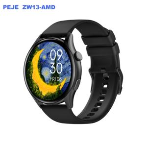 Nouvelle arrivée 2025 Montre connectée à écran rond pour hommes et femmes IP68 Étanche Moniteur de fréquence cardiaque Suivi de la forme physique Reloj Inteligente ZW10AMD - Product Image 1
