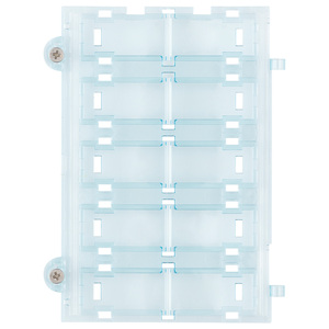 Transparent <b>Cover</b> With 2 Screws For 41010 12 In Length 1 In Height Door <b>Window</b> Screens - Product Image 1