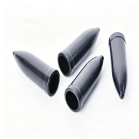 Embout de cordon conique en plastique noir mat, embout de cordon de serrage pour sweats à capuche, pantalons de survêtement et sacs à cordon