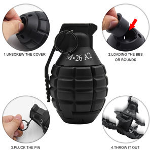 천둥 M26 스프링 구동 BB 수류탄 장난감 척 플라스틱 M26 수류탄을 가진 수정 구슬 - Product Image 5