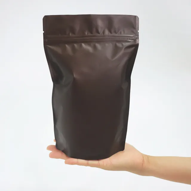 Sacs anti-odeurs personnalisés 4x6 pouces sacs Dime noirs mats sacs Mylar sacs anti-odeurs sacs pour café herbes bonbons