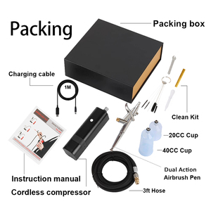 Kit d'aérographe sans fil de type déclencheur, professionnel et pratique - Product Image 6