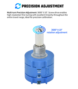 Potenciómetro Rotatorio WXD3590 de 10k con Perilla - Product Image 3