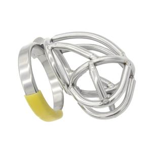 Anillo <span class=keywords><strong>de</strong></span> 4 tamaños, candados <span class=keywords><strong>de</strong></span> acero inoxidable, Dispositivo <span class=keywords><strong>de</strong></span> <span class=keywords><strong>Castidad</strong></span> masculina, jaulas <span class=keywords><strong>para</strong></span> pene, bloqueo <span class=keywords><strong>de</strong></span> Bondage <span class=keywords><strong>para</strong></span> pene, Juguetes sexuales <span class=keywords><strong>para</strong></span> <span class=keywords><strong>hombres</strong></span> - Product Image 3