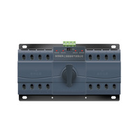 Interrupteur de transfert automatique double alimentation, 400V, 10a à 63a, CB niveau noir, couleur noire, Mini taille, livraison gratuite