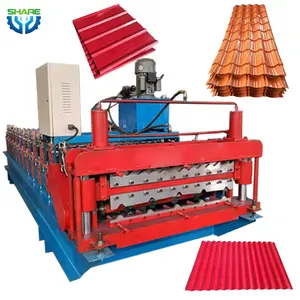 Single Layer Metal Roof Sheeting Roll Forming Machine Highway Guardrail Roll Forming Machine for Tile Making