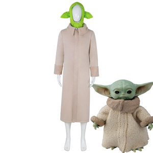 Costumes de cosplay <span class=keywords><strong>Yoda</strong></span> du film pour adultes et enfants, costume Grogu avec coiffe, costume d'Halloween Mandalorian pour tout-petits, <span class=keywords><strong>Yoda</strong></span> pour garçons et hommes - Product Image 1