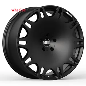 Tùy Chỉnh 19 20Inch 5X112 Phía Trước Son Bóng Màu Đen Đa Nói Một Mảnh Giả Mạo Bánh Xe Hợp Kim Cho Mercedes Benz Aybach Brabus Vành