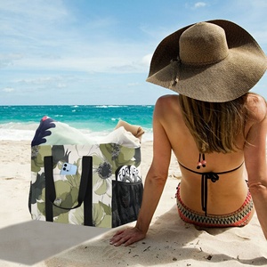 Sac de courses personnalisé en gros, écologique, grande capacité, réutilisable, durable, en polyester robuste avec poignée - Product Image 5