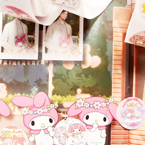 500 Pegatinas Redondas de Dibujos Animados de Doble Cara, Adhesivas, Etiquetas para Juguetes Infantiles, Decoración para Diarios, Rollo - Product Image 5