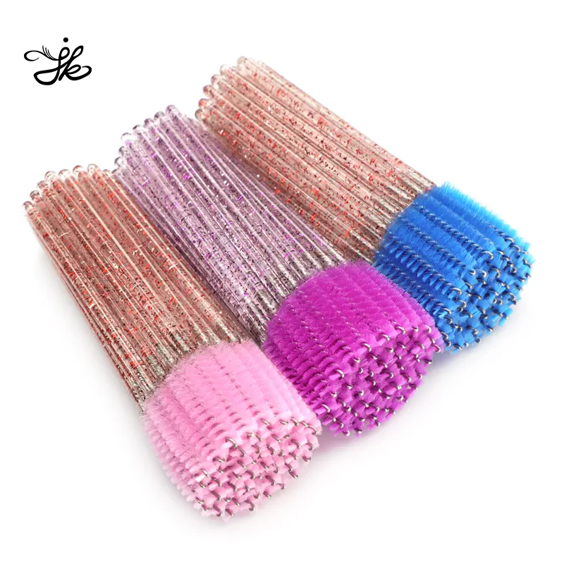 Glitter Private Label Makeup Brush Sets One-off Wands Eyelash Extension Accessories