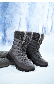 2024 nuovo popolare di grandi dimensioni scarpe <span class=keywords><strong>da</strong></span> uomo Shearling resistente all'acqua scarponi invernali <span class=keywords><strong>neve</strong></span> termica cotone pelle di pecora <span class=keywords><strong>da</strong></span> passeggio <span class=keywords><strong>per</strong></span> le ragazze - Product Image 6