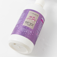 Étiquettes personnalisées de luxe pour sérum, cosmétiques imperméables, logo métallique violet, autocollant pour soins de la peau, flacon de lotion, étiquettes d'emballage BOPP