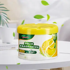 Ray shine benutzer definierte Fresh ening Home Car langlebige Strong Lemon Fragrance Scent feste Gel perlen für Luft Duftfrischer 88G