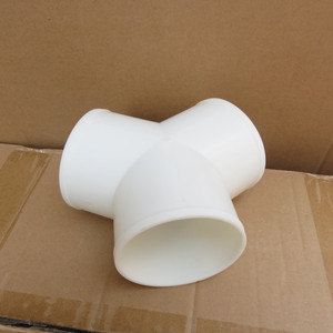 Conector en Y para Ductos de 6 Pulgadas de Diámetro (150 mm), Divisor, Unificador, <span class=keywords><strong>Ducto</strong></span> Redondo de Plástico para Extractores de Aire, Baño, Cocina - Product Image 4